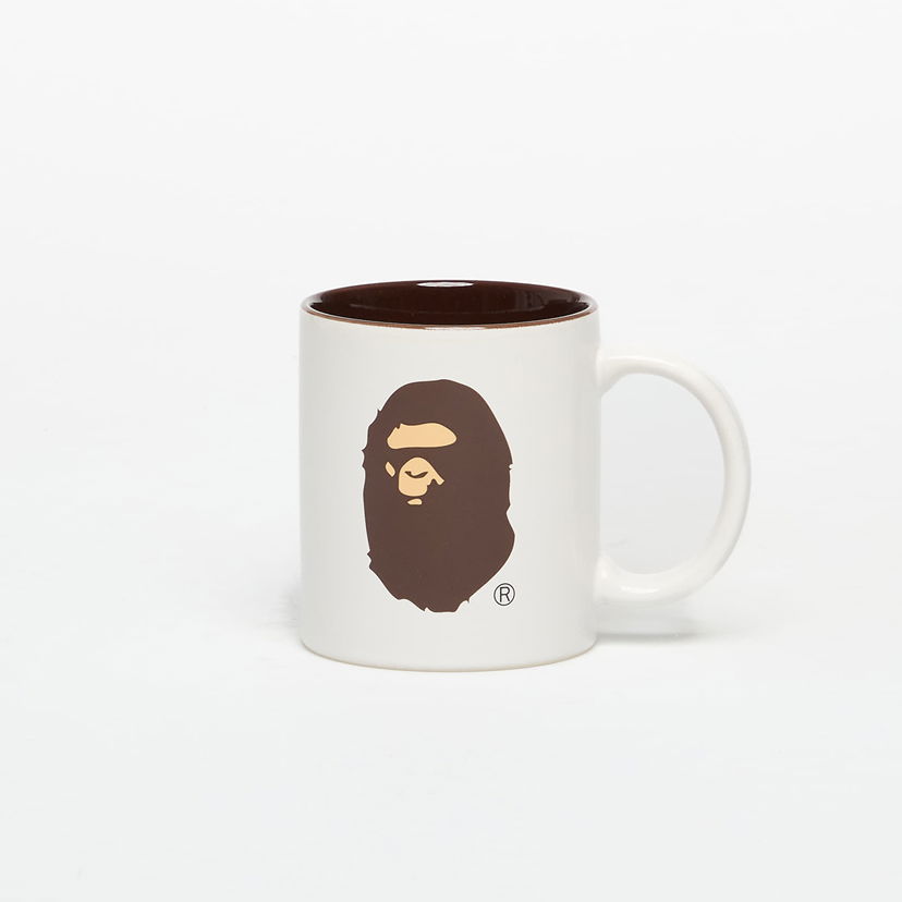 Колекционерско BAPE Bape Head Mug Бяло | 001KAL801011MWHT