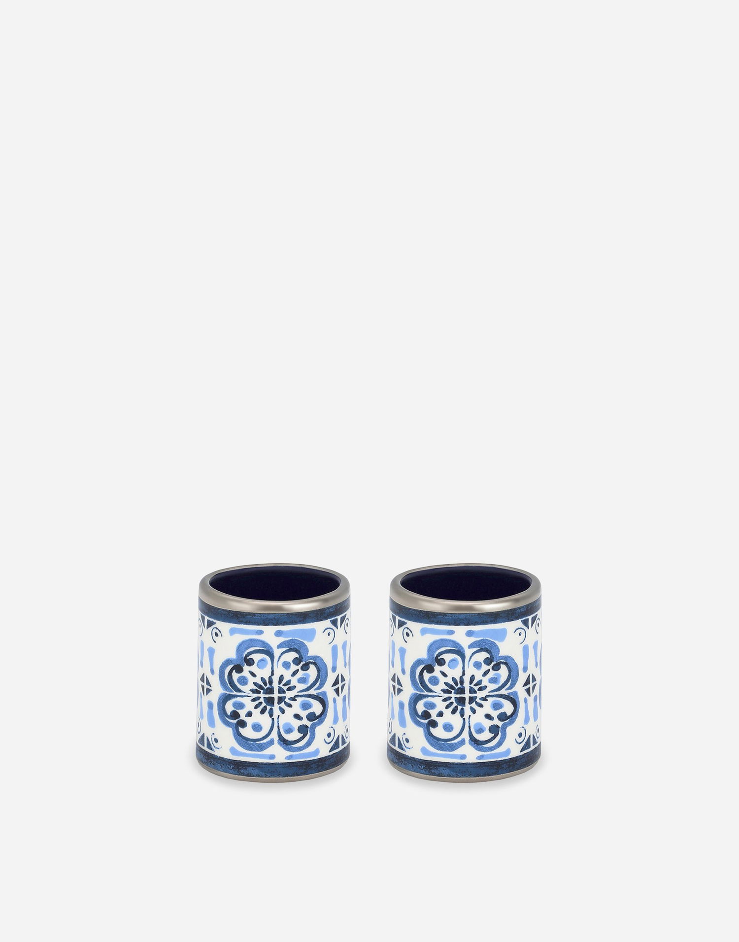 Пръстен Dolce & Gabbana Set of 2 Floral-Print Porcelain Napkin Rings Синьо | TCGS06TCAEMUB013, 0