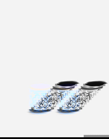 Пръстен Dolce & Gabbana Set of 2 Floral-Print Porcelain Napkin Rings Синьо | TCGS06TCAEMUB013, 0
