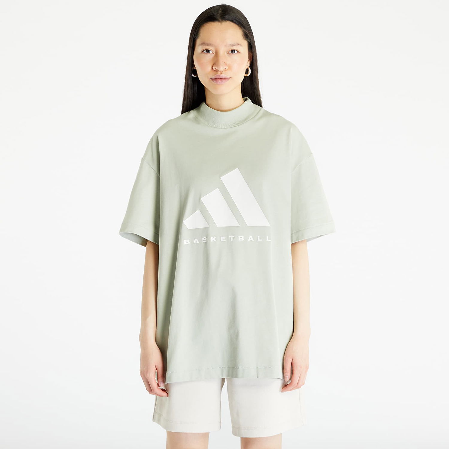 Тениска adidas Originals Basketball Tee UNISEX "Halo Green" Зелено | IA3446, 0