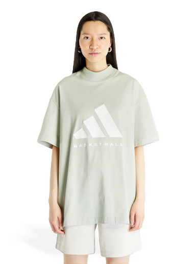 Тениска adidas Originals Basketball Tee UNISEX "Halo Green" Зелено | IA3446