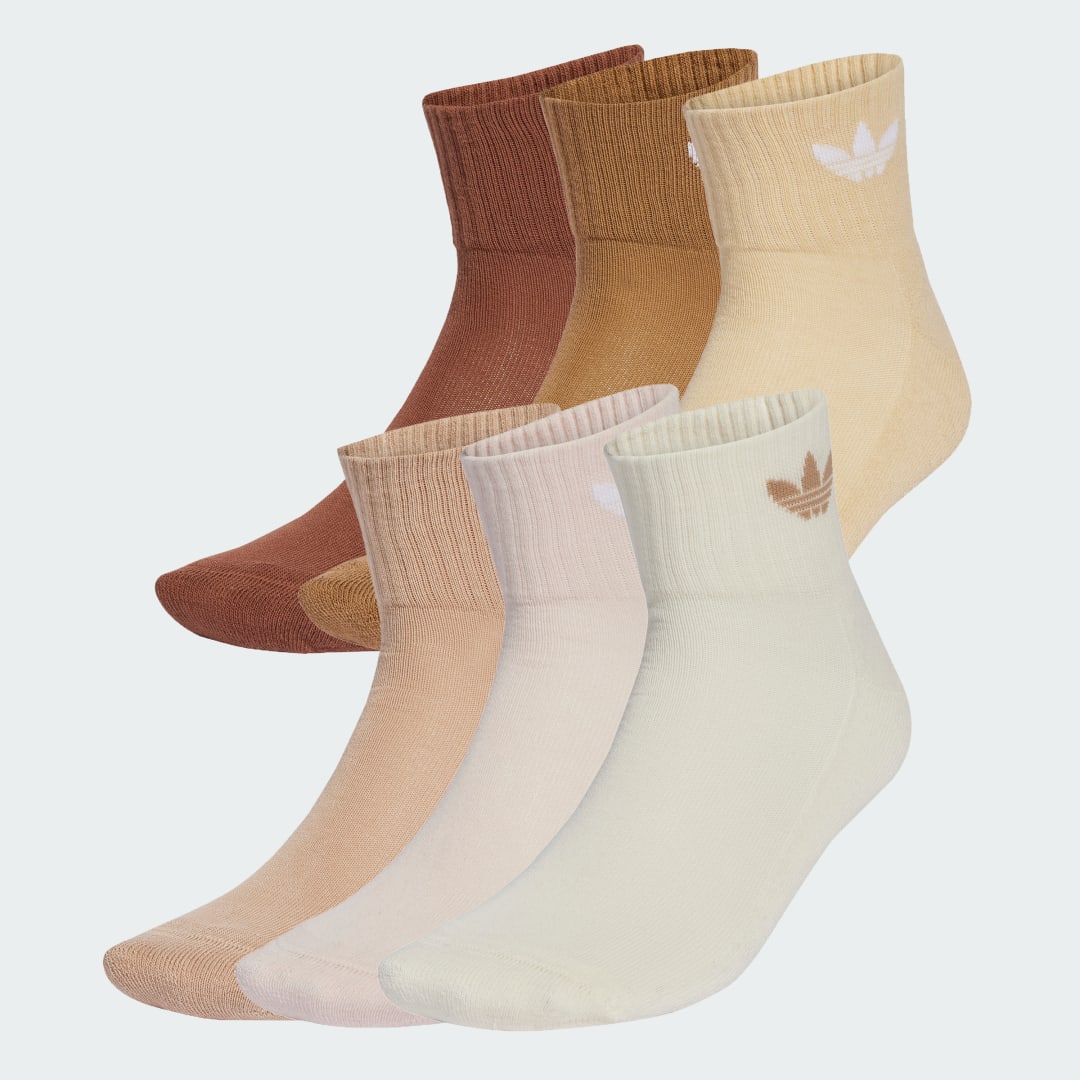 Чорапи adidas Performance Mid Ankle Socks - 6 Pairs Бежово | JV8601, 0