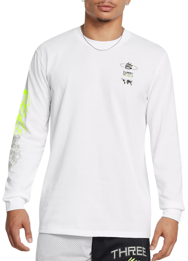 Under Armour Curry Verbiage Heavyweight Long Sleeve T-Shirt