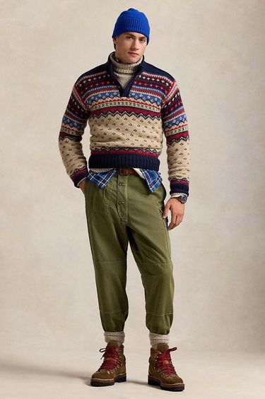 Пуловер Polo by Ralph Lauren Polo Ralph Lauren Fair Isle Wool-Blend Sweater Многоцветен | 710949295, 2