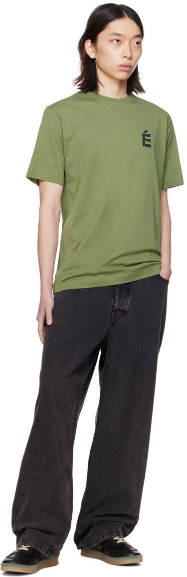 Тениска Études Wonder Patch T-Shirt Зелено | E24MM104A00733, 3