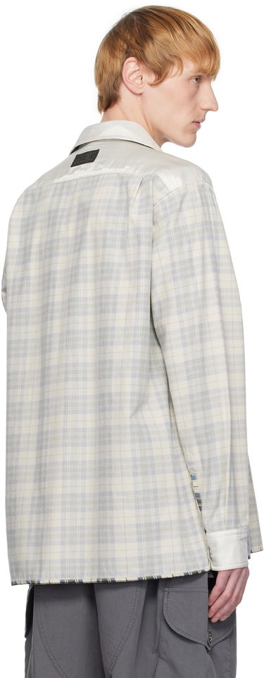 Риза Maison Margiela MM6 Maison Margiela Checkered Placket Shirt Бяло | SH2DT0016 M35444, 2