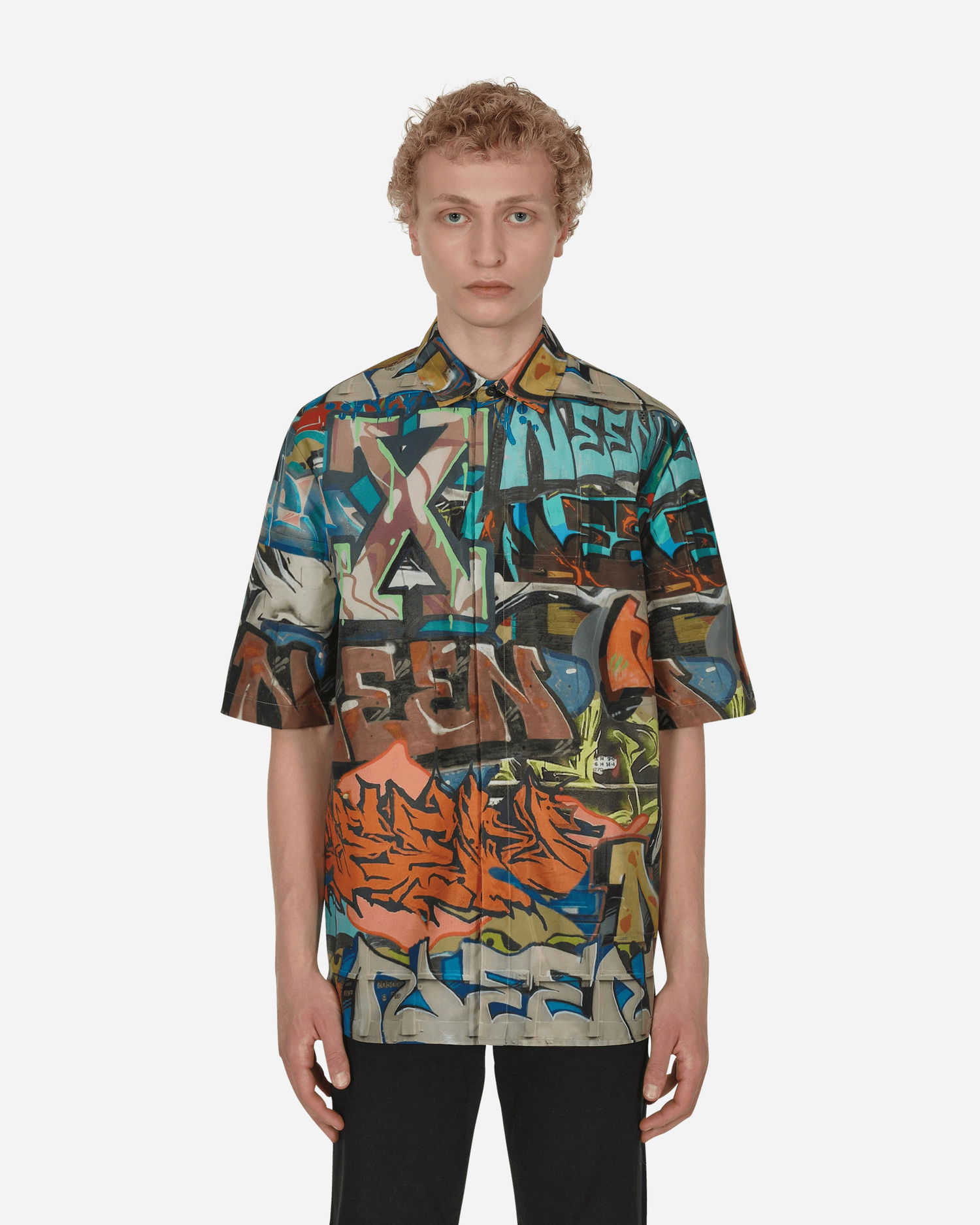 Риза Off-White Neen All-Over Print Shirt Multicolor Многоцветен | OMGA216S22FAB001 8400, 0