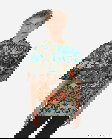 Риза Off-White Neen All-Over Print Shirt Multicolor Многоцветен | OMGA216S22FAB001 8400, 0