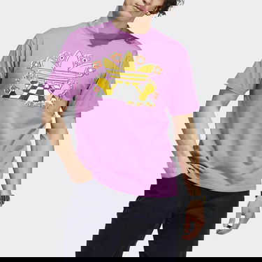 Тениска adidas Originals Cartoon Trefoil T-shirt Розово | HP1019, 5