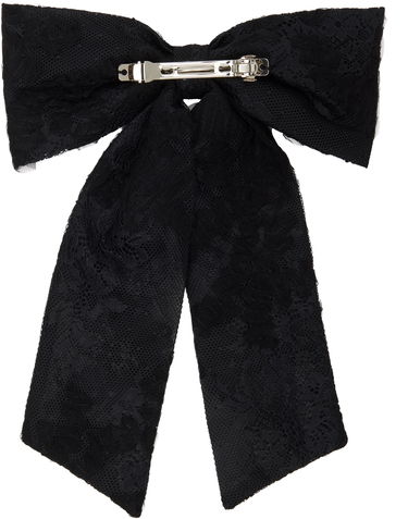 Шал Anna Sui Anna Sui Lace Bombo Bow Hair Clip Черно | 1125M91, 1
