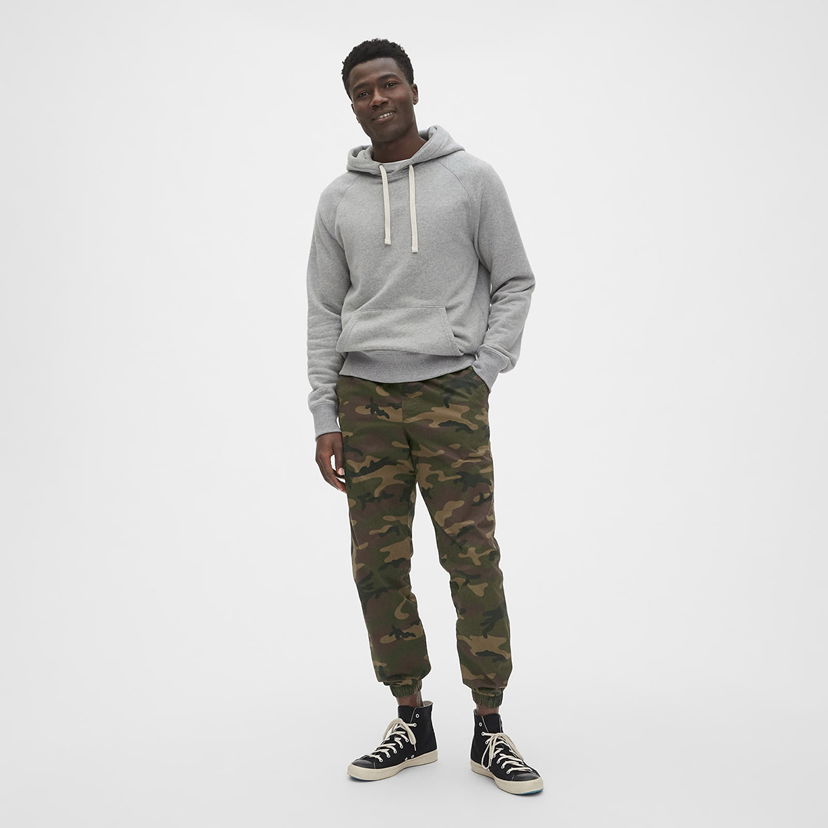 Панталони GAP Jogger Pants Green Camo Зелено | 496157-00