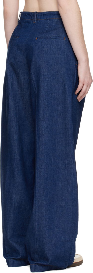 Дънки A.P.C. Pleated Wide-Leg Jeans Синьо | COHMJ-F08510, 2