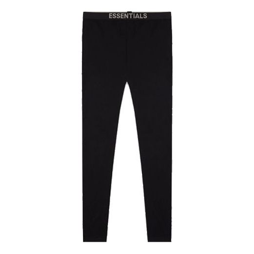 Чорапи Fear of God Knit Logo Pants Черно | FOG-FW20-183