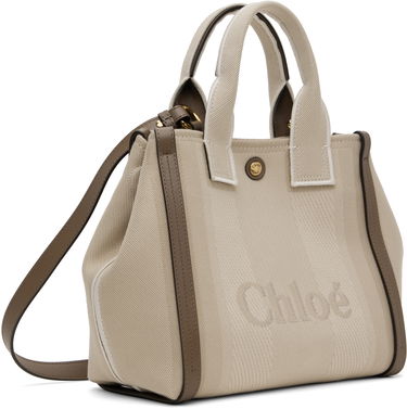 Голяма пазарска чанта CHLOÉ Chloé Small 'Chloé Carry' Tote Bag Бежово | CHC25SS911O65, 1