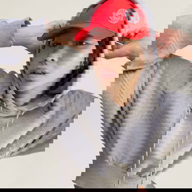 Суитчър adidas Performance Stella McCartney x Cropped Hoodie Сиво | JI5148, 4