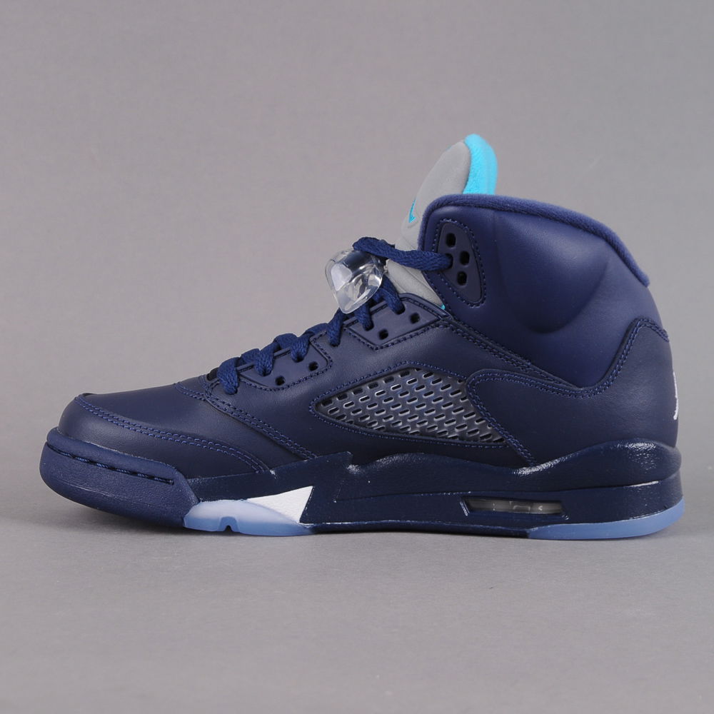 Кецове и обувки Jordan Air Jordan 5 Retro ''Pre-Grape'' BG Тъмно синьо | 440888-405, 0