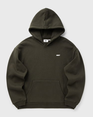 Суитчър OBEY Obey Bold Icon Extra Heavy Hoodie Зелено | 112470244-RSI, 0