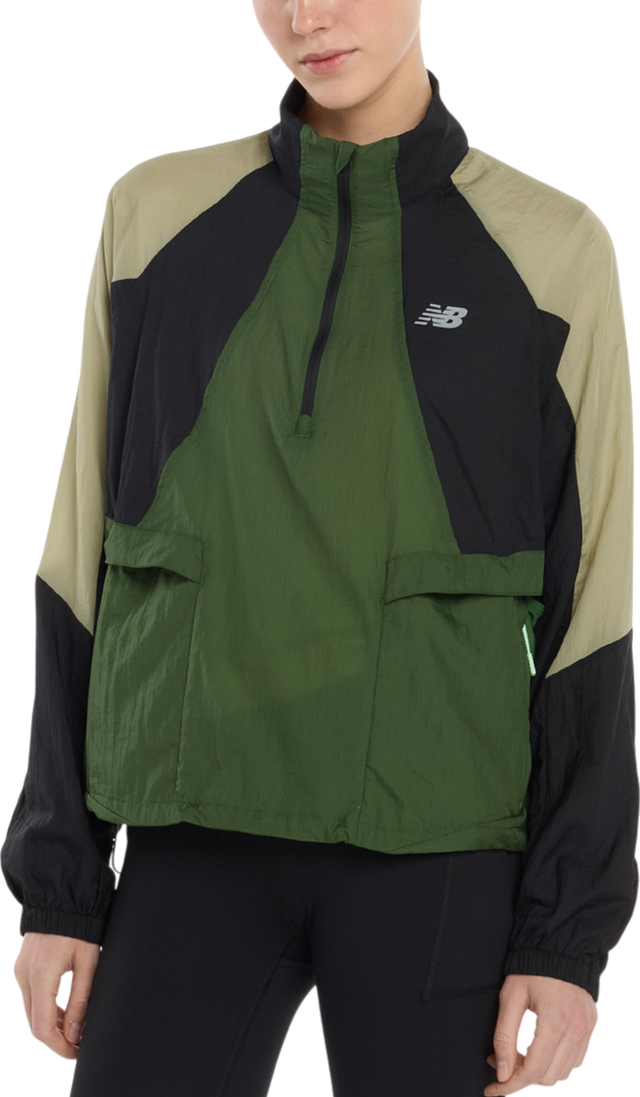 Better Run Color Block Half-Zip Water Resistant Jacket