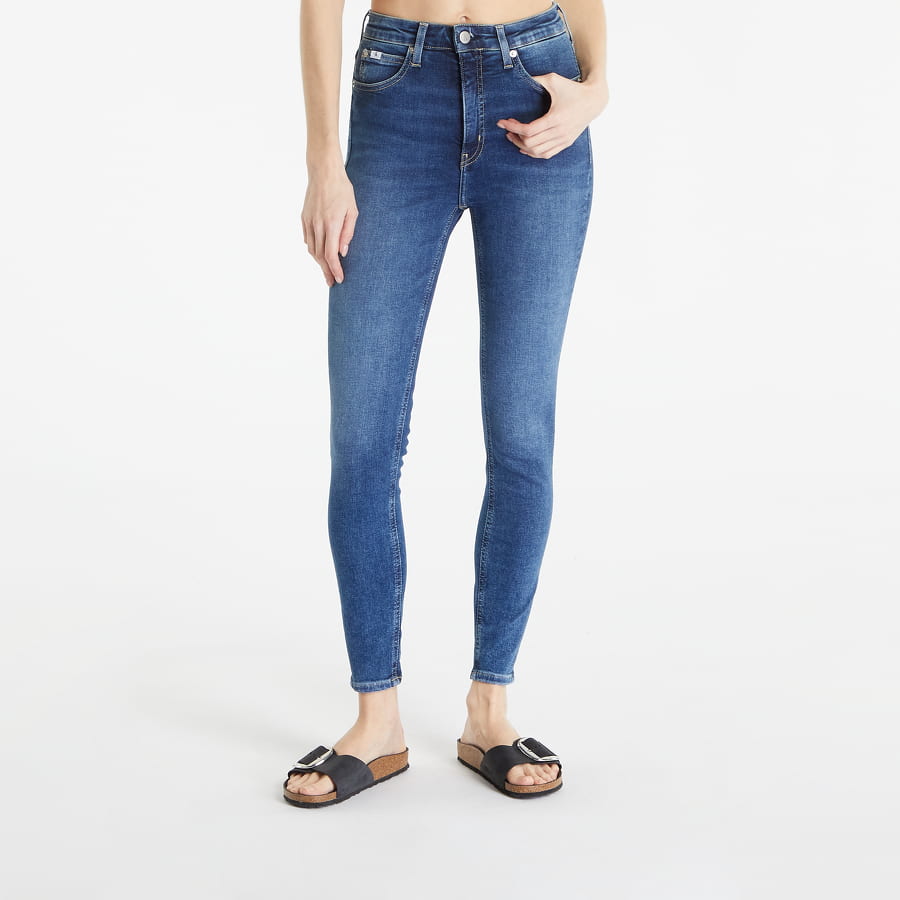 Дънки CALVIN KLEIN Jeans High Rise Super Skinny Ankle Тъмно синьо | J20J220614 1BJ, 0