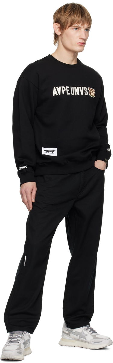Карго панталони AAPE by A Bathing Ape AAPE by A Bathing Ape 'AAPE NOW' Jeans Черно | AAPJNMB623XXNBKX, 3