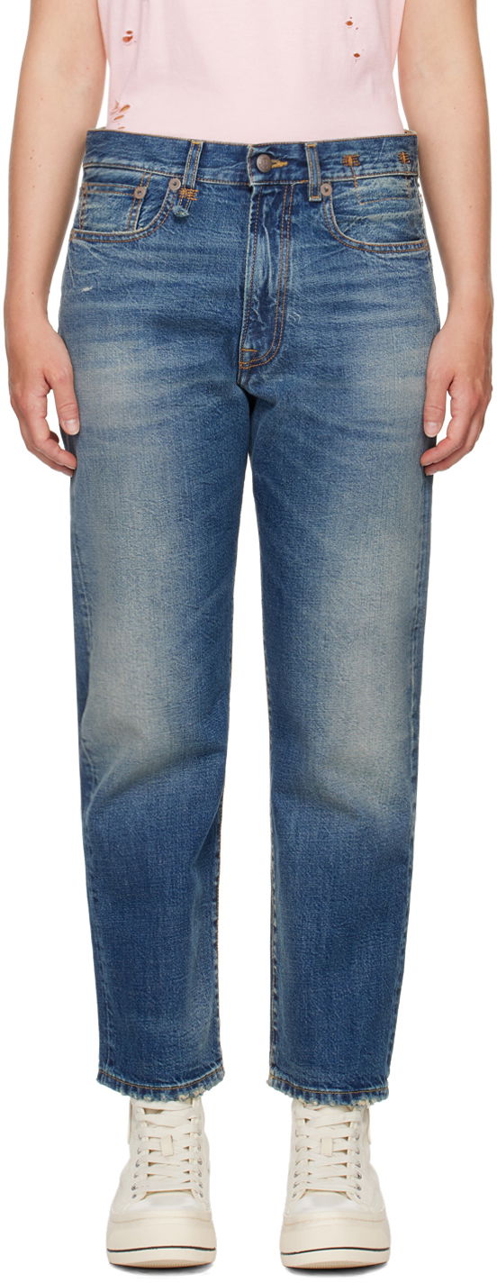 Дънки R13 R13 Boyfriend Jeans Синьо | R13W5083-D216A, 0