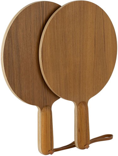Спортна екипировка Jil Sander Wood Beach Racket Set Кафяво | JPUU840007_MUS71010, 1