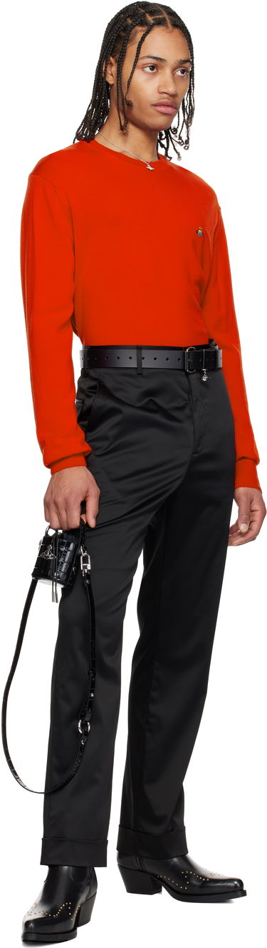 Колани Vivienne Westwood Vivienne Westwood New Wide Alex Charm Belt Черно | 8201007KU-L009X-, 2