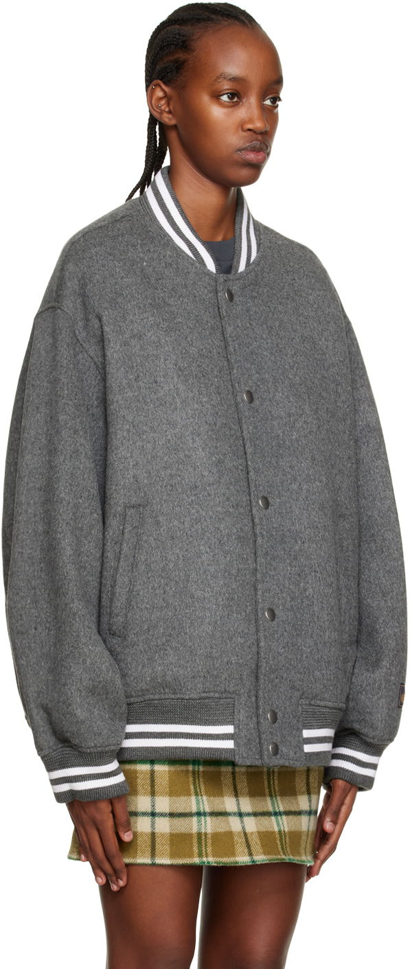Яке бомбър We11done We11done Oversized Bomber Jacket Сиво | WD-JP3-22-029-U-MG, 1
