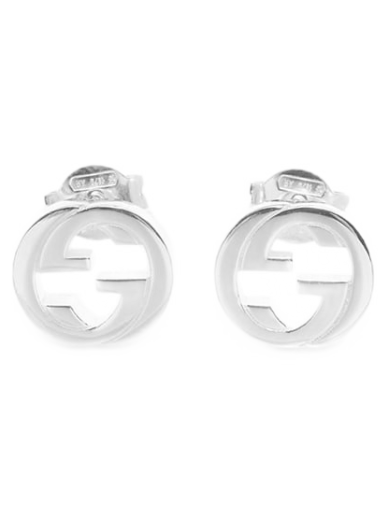 Обеци Gucci Jewellery Interlocking G Earrings Металик | YBD356289001