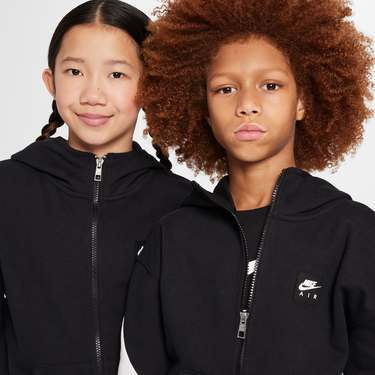 Суитчър Nike Nike Air Full-Zip Fleece Hoodie Черно | HV1219-010, 2