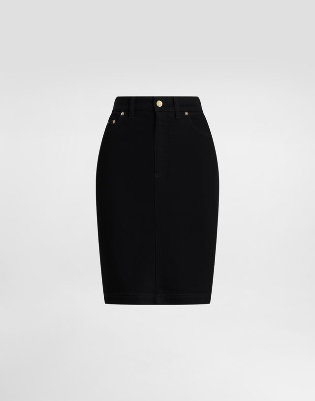 Dolce & Gabbana Denim Midi Skirt