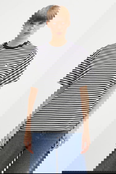 Тениска Carhartt WIP Cotton Short Sleeve Striped Verner T-Shirt Многоцветен | I033841.2JGXX, 0