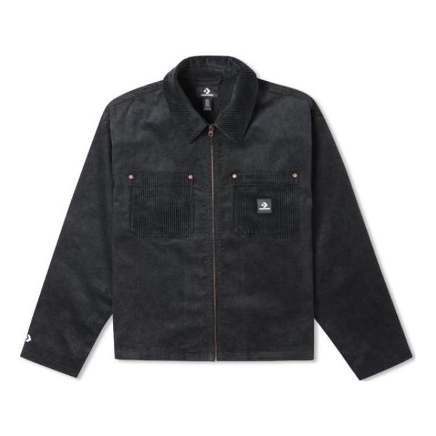 Яке Converse Corduroy Shop Jacket Черно | 10023770-A01