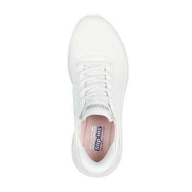 Кецове и обувки Skechers Bobs Squad Chaos Slip-Ins Бяло | 117497-OFWT, 3