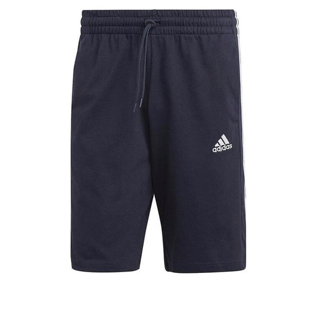 Къси панталони adidas Originals Essentials Single Jersey 3-Stripes Shorts Тъмно синьо | IC9383, 0