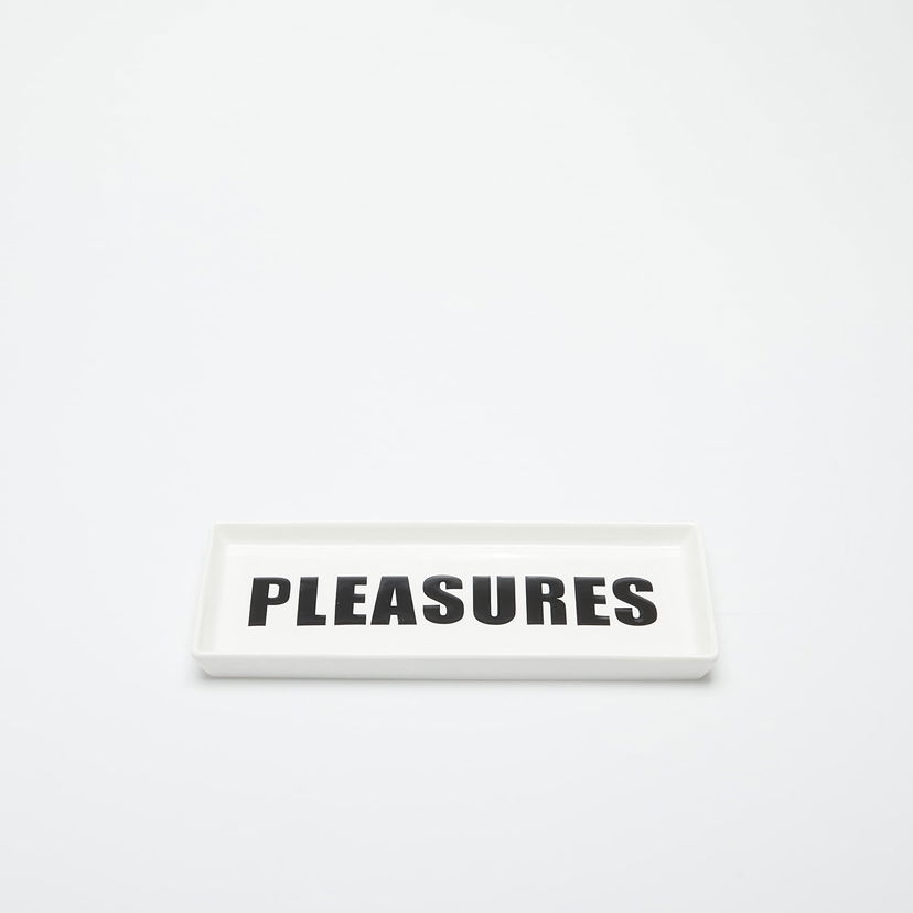 Домашен декор Pleasures Ceramic Tray Бяло | P23W074 WHITE