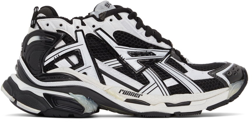 Кецове и обувки Balenciaga Runner Sneakers Черно | 677403-W3RB2-9010, 0