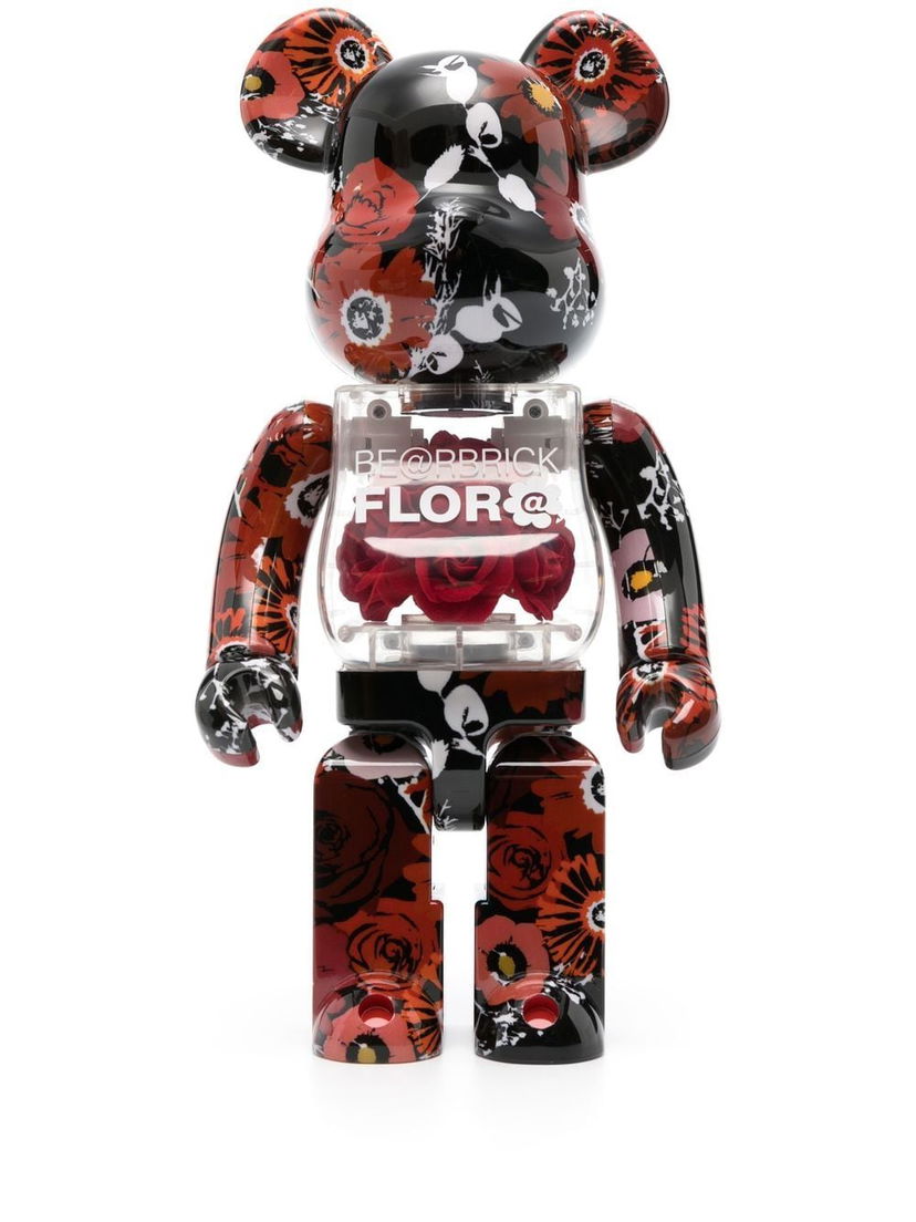 Колекционерско Medicom Toy Be@rbrick Flor@ 400％ figure - Black Кафяво | 453095660209718033905