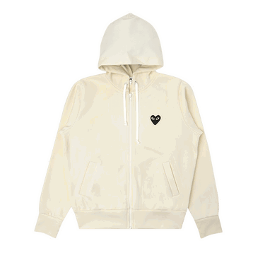 Суитчър Comme des Garçons PLAY Big Black Heart Hoodie Бежово | AZ T253 051 3, 0