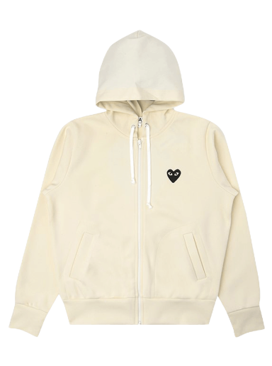 Суитчър Comme des Garçons PLAY Big Black Heart Hoodie Бежово | AZ T253 051 3