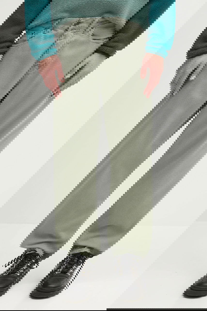 Дънки Carhartt WIP Jeans Loose Fit Newel Pant Зелено | I033123.1YF4J, 0