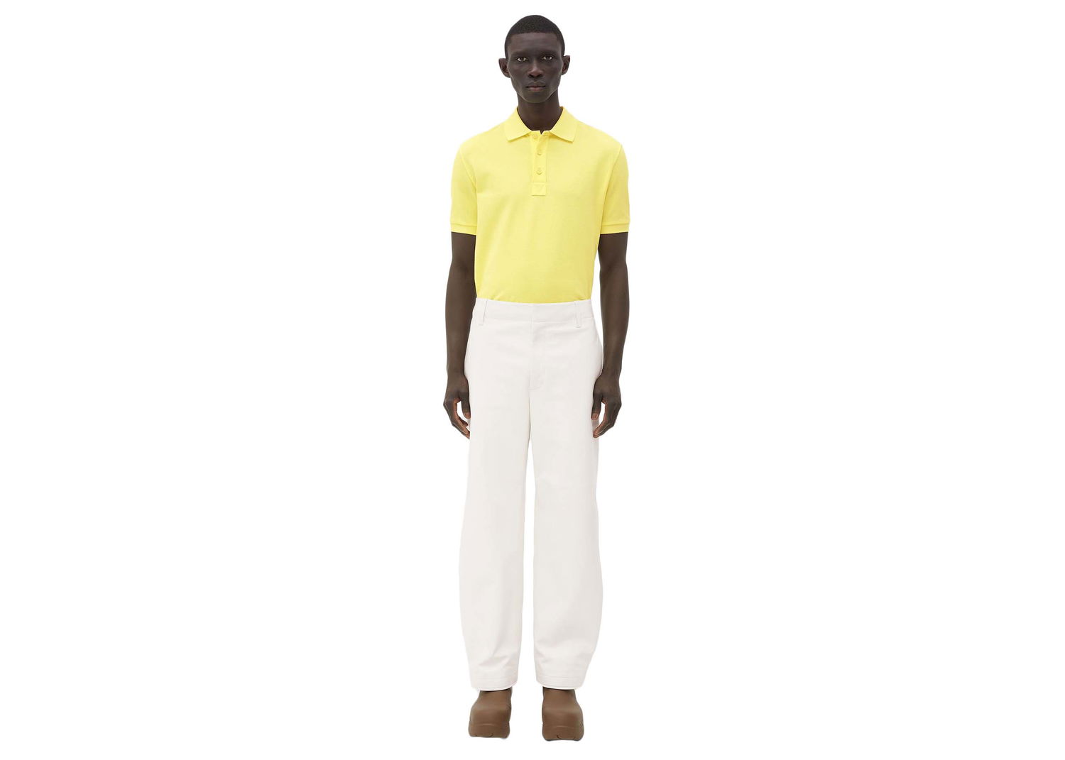 Поло тениска Bottega Veneta Polo Tee Жълто | 682544V01G07400, 0