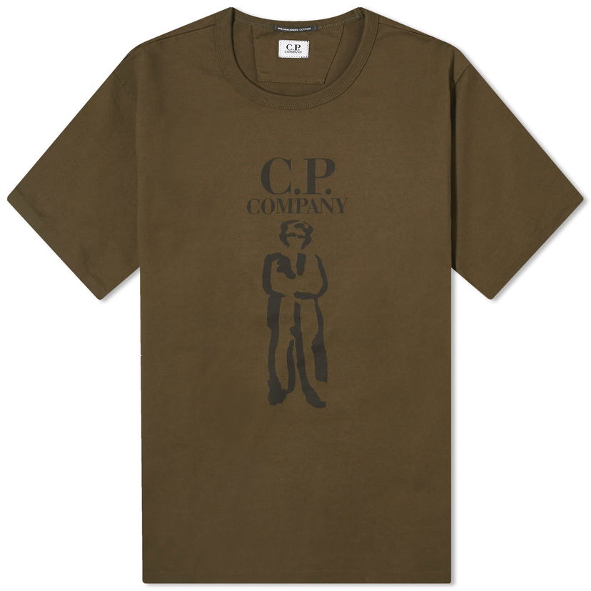 Фланелка C.P. Company 30/2 Mercerized Jersey Twisted British Sailor T Кафяво | CMTS145A-006203W-683