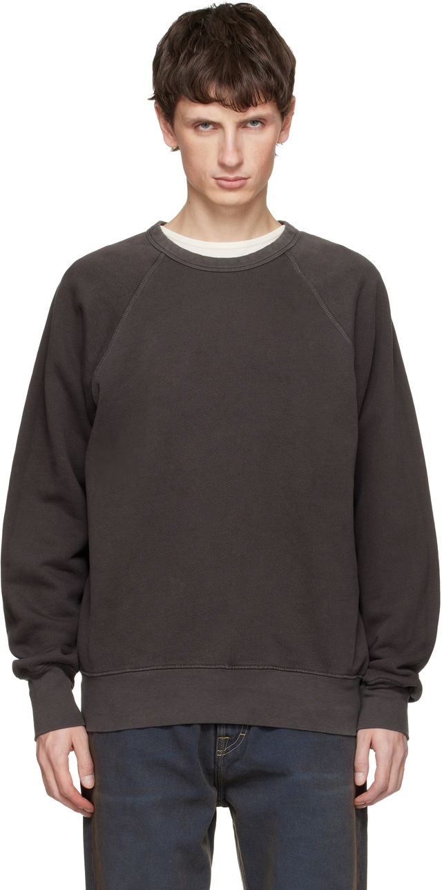 Heavyweight Binded Neck Raglan Sweatshirt