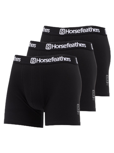 Боксерки Horsefeathers Dynasty 3Pack Boxer Черно | AM067A