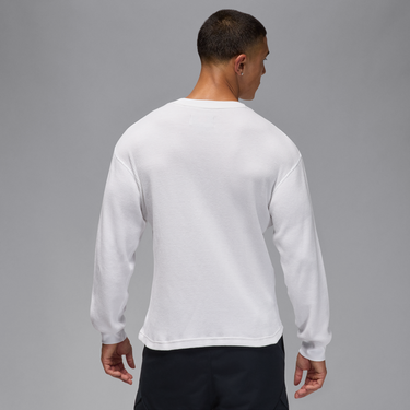 Риза Jordan Flight Mountainside Cotton Long-Sleeve Waffle Shirt Бяло | IM6255-100, 3