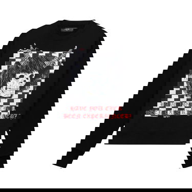 Суитчър AMIRI x Wes Lang Checker Skull Crew Черно | AW22MJG009 001 BLAC, 1