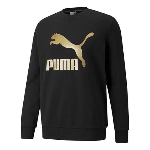 Пуловер Puma Classics Logo Crew Bronzing Pullover Черно | 531367-51, 0