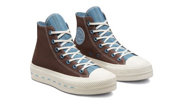 Кецове и обувки Converse Chuck Taylor All Star Lift Platform Кафяво | 572708C, 2
