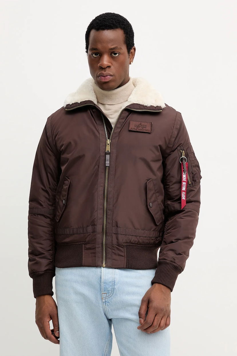 Яке бомбър Alpha Industries Alpha Industries Injector III Winter Bomber Jacket Кафяво | 198122.696